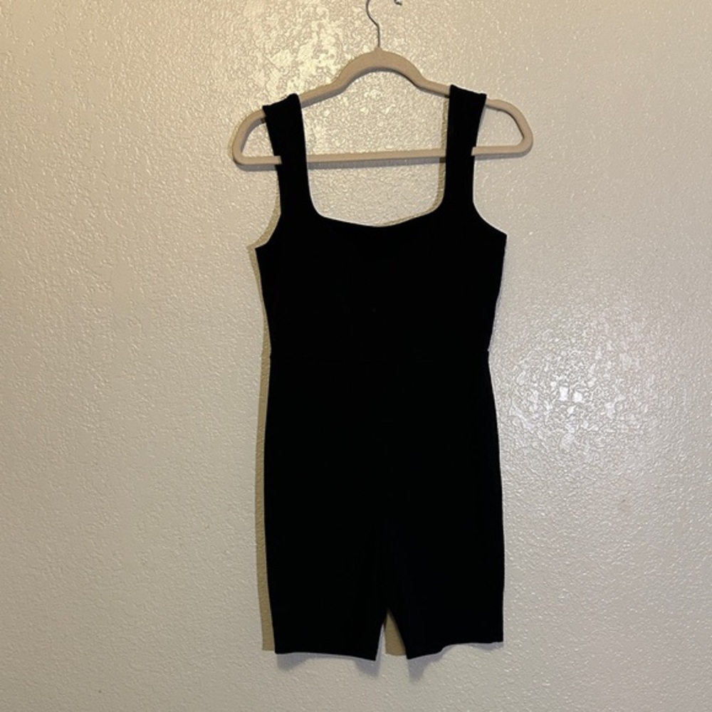 Open Edit Square Neck Shorts Onesie Romper Bodice M